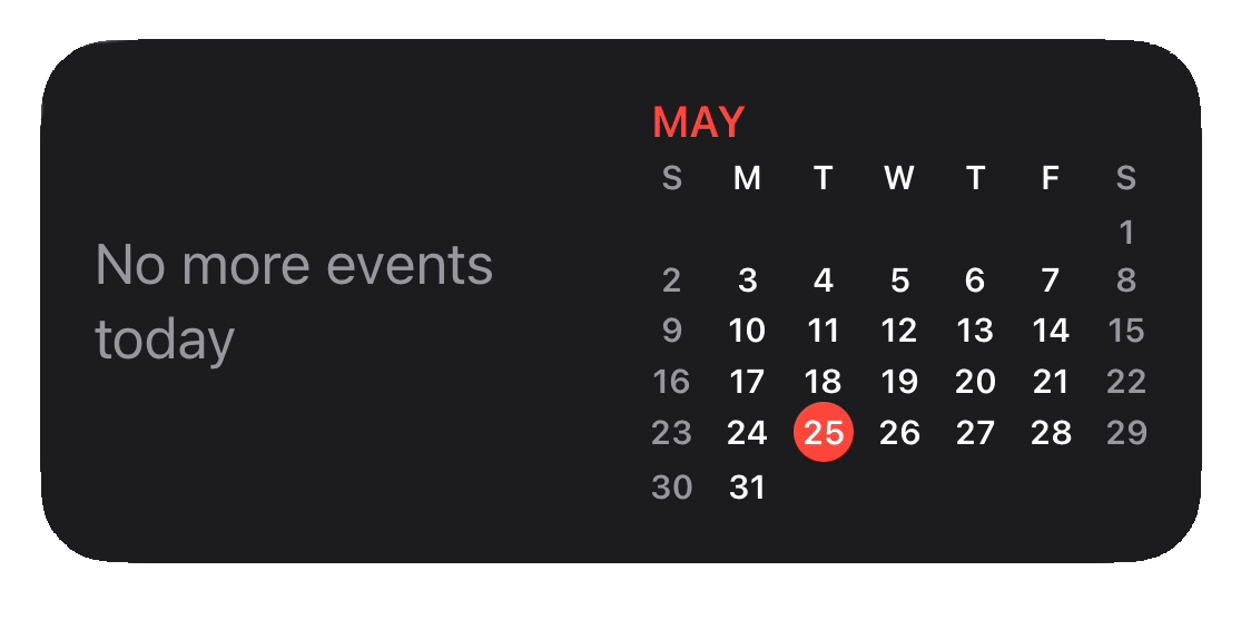 Calendar Medium
